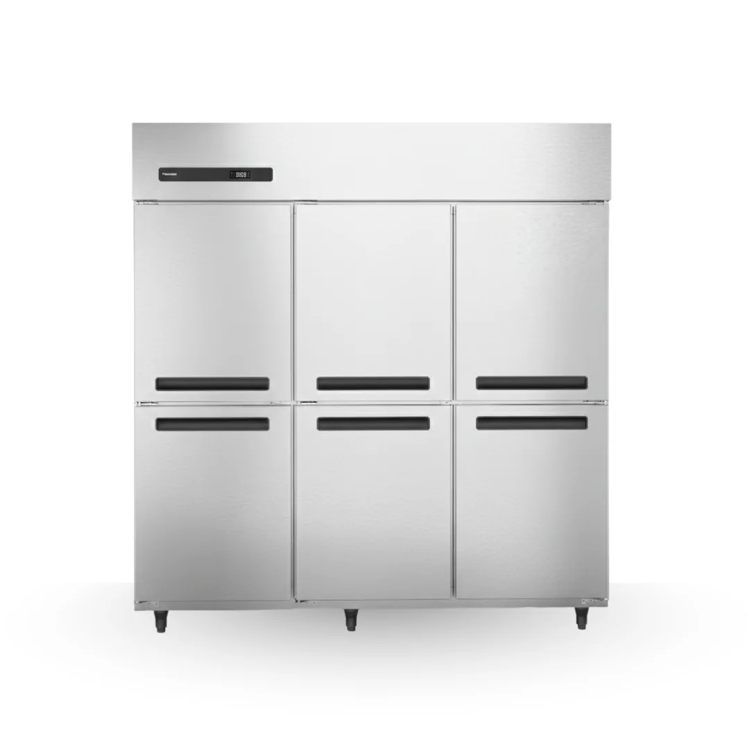 Upright 6 door commercial refrigerator