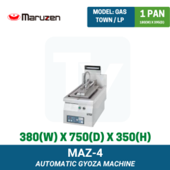 MAZ-4 Maruzen Automatic Gas Tabletop Gyoza Grill Machine | Ty Innovations