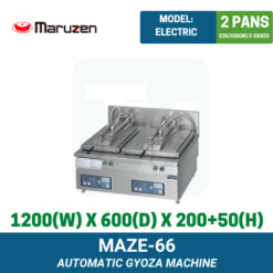 MAZE-66 Maruzen Automatic Electric Tabletop Gyoza Grill Machine | Ty Innovations