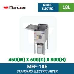 MEF-18E Maruzen Electric Deep Fryer | Ty Innovations