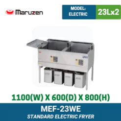 MEF-23WE Maruzen Electric Deep Fryer | Ty Innovations