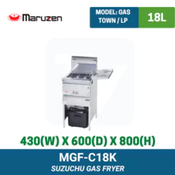 MGF-C18K Maruzen Gas Deep Fryer | Ty Innovations