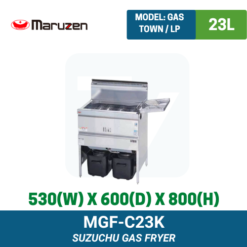 MGF-C23K Maruzen Gas Deep Fryer | Ty Innovations