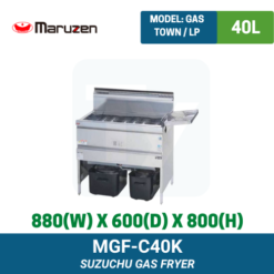MGF-C40K Maruzen Gas Deep Fryer | Ty Innovations