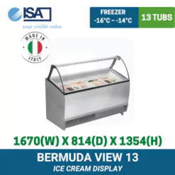 BERMUDA VIEW 13 ISA Ice Cream Display | TY Innovations