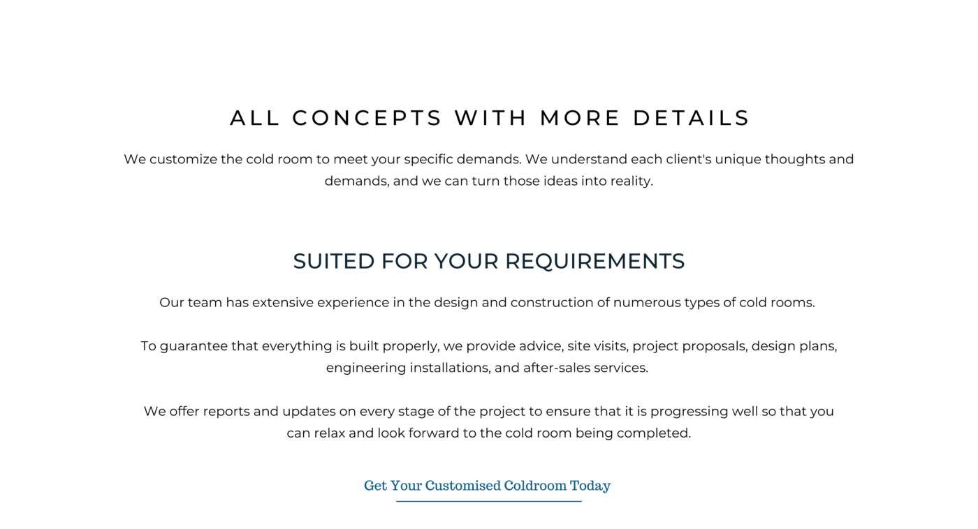 Coldroom | Ty Innovations