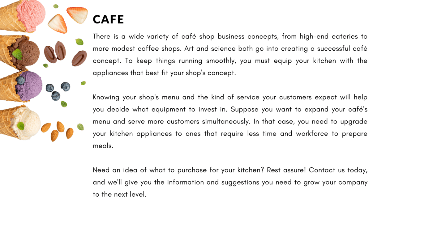 Cafe | Ty Innovations