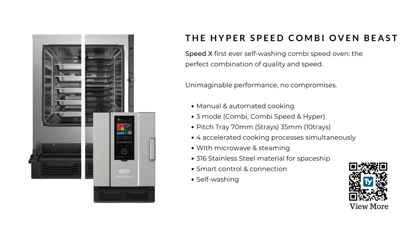 Speed X, The Hyper Speed Combi Oven Beast | Ty innovations