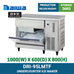 DRI-95LMTF Daiwa Undercounter Ice Maker | Ty Innovations