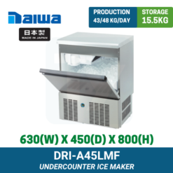 DRI-A45LMF Daiwa Undercounter Ice Maker | Ty Innovations