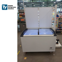 RTCF-SD420Q Sliding Display Glass Chest Freezer | TY Innovations
