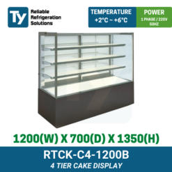 RTCK-C4-1200B Ty Cake Case Display | TY Innovations