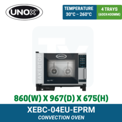 XEBC-04EU-EPRM UNOX BAKERTOP Convection Oven | TY Innovations