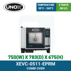 XEVC-0511-EPRM UNOX CHEFTOP Combi Oven | TY Innovations