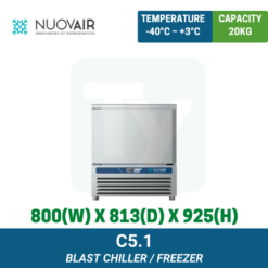 C5.1 Nuovair Compact Line Blast Chiller/Freezer | TY Innovations