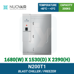 N200T1 Nuovair Industry Line Blast Chiller/Freezer | TY Innovations