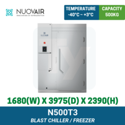 N500T3 Nuovair Industry Line Blast Chiller/Freezer | TY Innovations