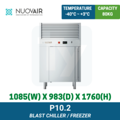 P10.2 Nuovair Power Line Blast Chiller/Freezer | TY Innovations