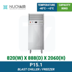 P15.1 Nuovair Power Line Blast Chiller/Freezer | TY Innovations
