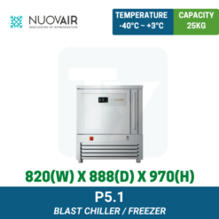 P5.1 Nuovair Power Line Blast Chiller/Freezer | TY Innovations
