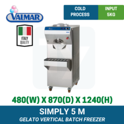 Simply 5 M Valmar Vertical Batch Freezer | TY Innovations