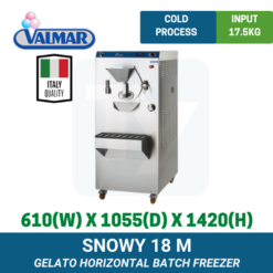 Snowy 18 M Valmar Horizontal Batch Freezer | TY Innovations