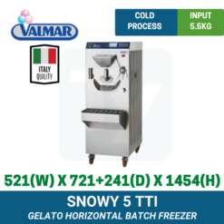 Snowy 5 TTi Valmar Horizontal Batch Freezer | TY Innovations
