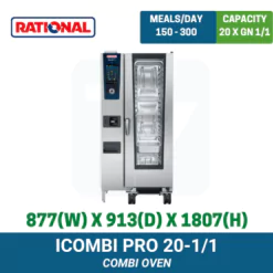 iCombi Pro 20-1/1 Rational Combi Oven | TY Innovations