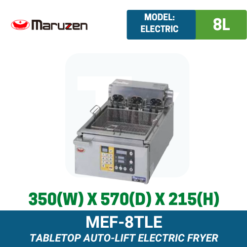 MEF-8TLE Maruzen Electric Fryer | Ty Innovations