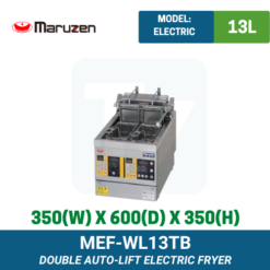 MEF-WL13TB Maruzen Electric Fryer | Ty Innovations