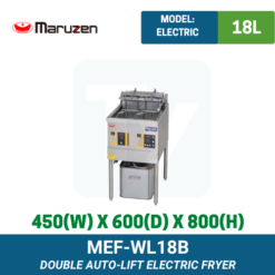 MEF-WL18B Maruzen Electric Fryer | Ty Innovations