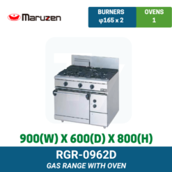 RGR-0962D Maruzen Gas Range with Oven | Ty Innovations