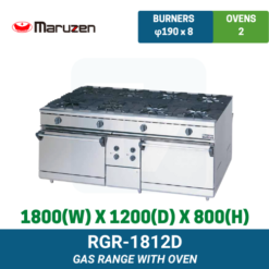 RGR-1812D Maruzen Gas Range with Oven | Ty Innovations